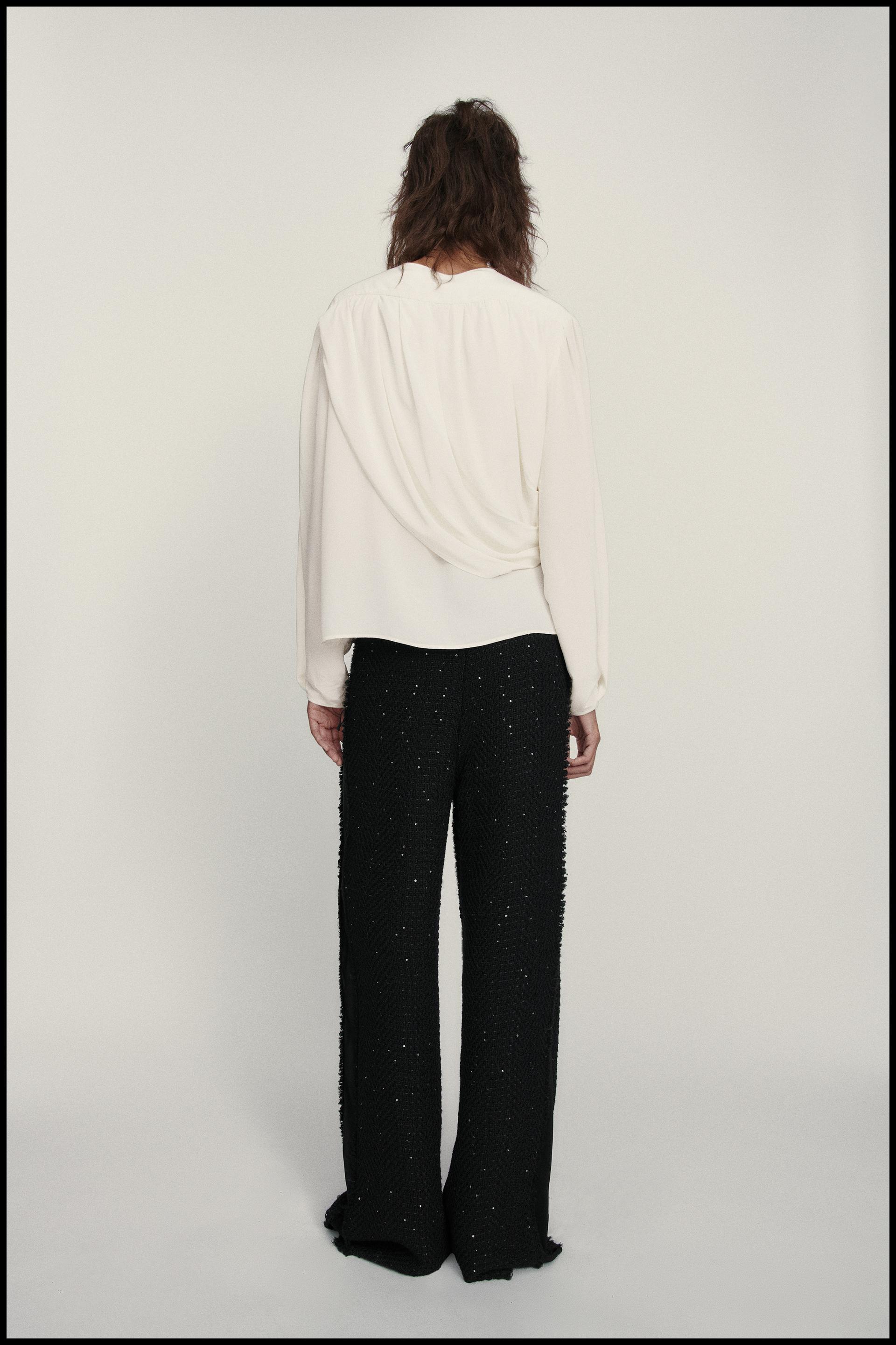 DRAPED SHIRT LIMITED EDITION - Ecru 