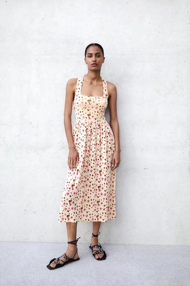 花柄ワンピース レディース 最新コレクション Zara 日本