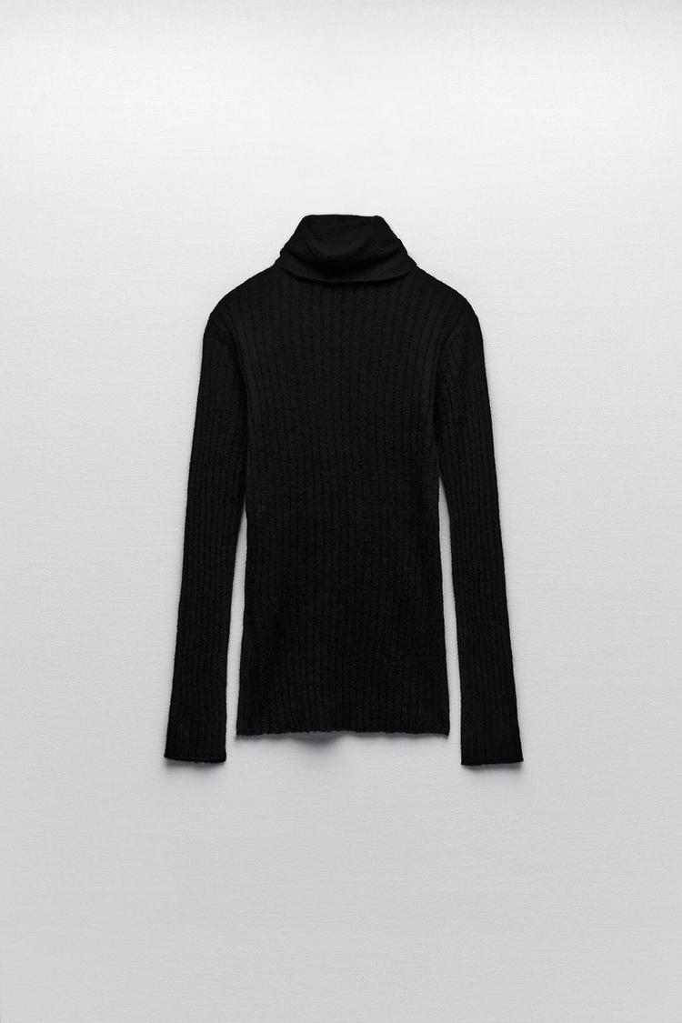 ALPACA WOOL HIGH NECK SWEATER