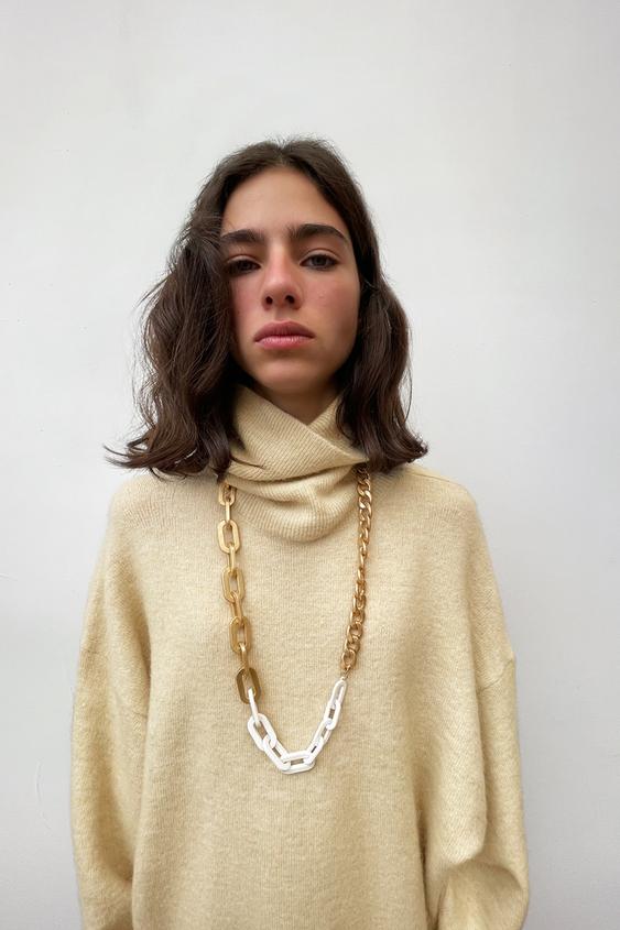 Zara oversized turtleneck sweater Clearance