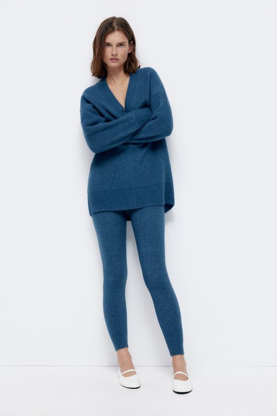 Leggins de punto zara