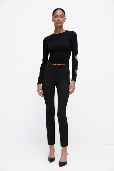 LEGGINGS CUADROS - Blanco / Negro | ZARA España