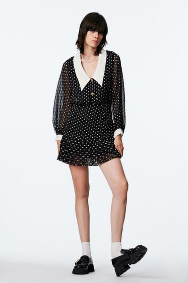 レディースプリント柄ドレス Zara 日本 レディースプリント柄ドレス Zara 日本