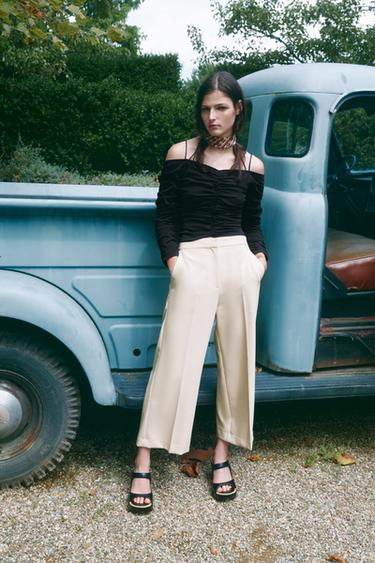 Pantalones Culotte de Mujer | ZARA Perú