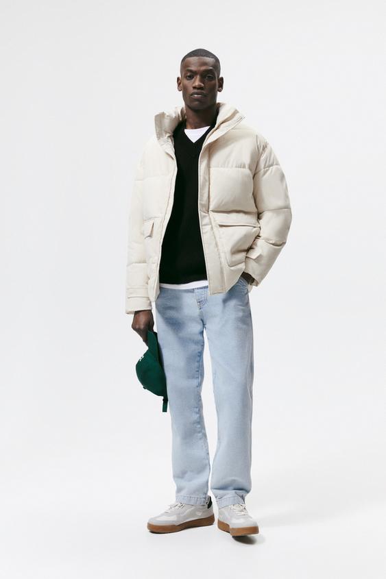 ポケット パフジャケット エクリュ Zara Japan 日本 ポケット パフジャケット エクリュ Zara Japan 日本