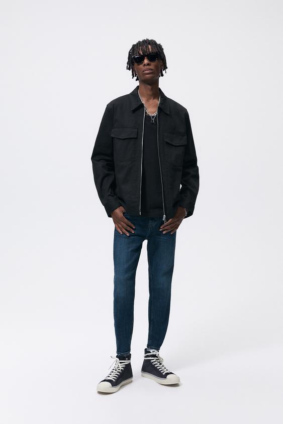 テーパード フィット デニムパンツ ネイビーブルー Zara Japan 日本 テーパード フィット デニムパンツ ネイビーブルー Zara Japan 日本