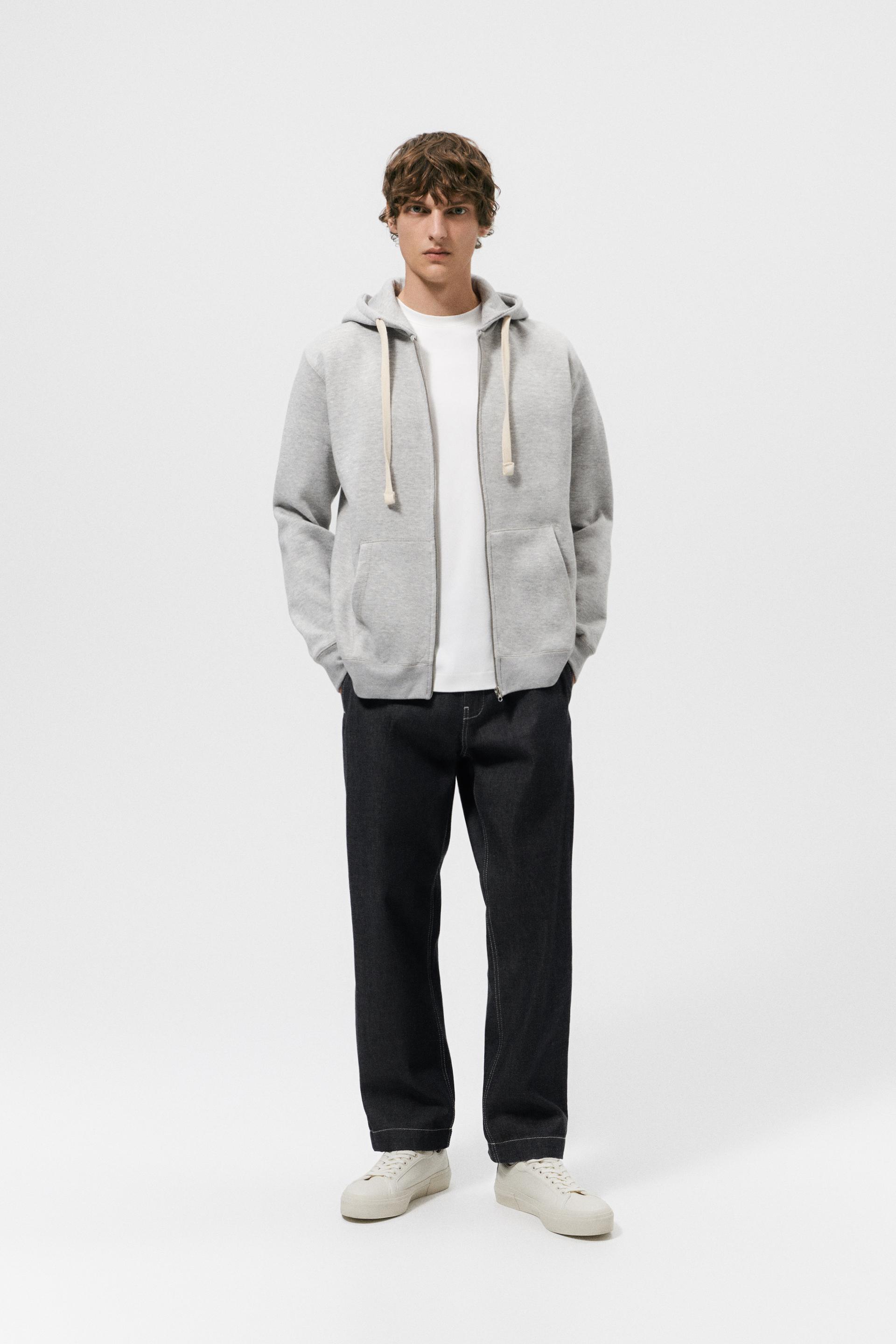 pouch pocket sweatshirt zara