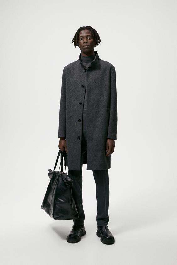 Abrigo estructura zara Clearance