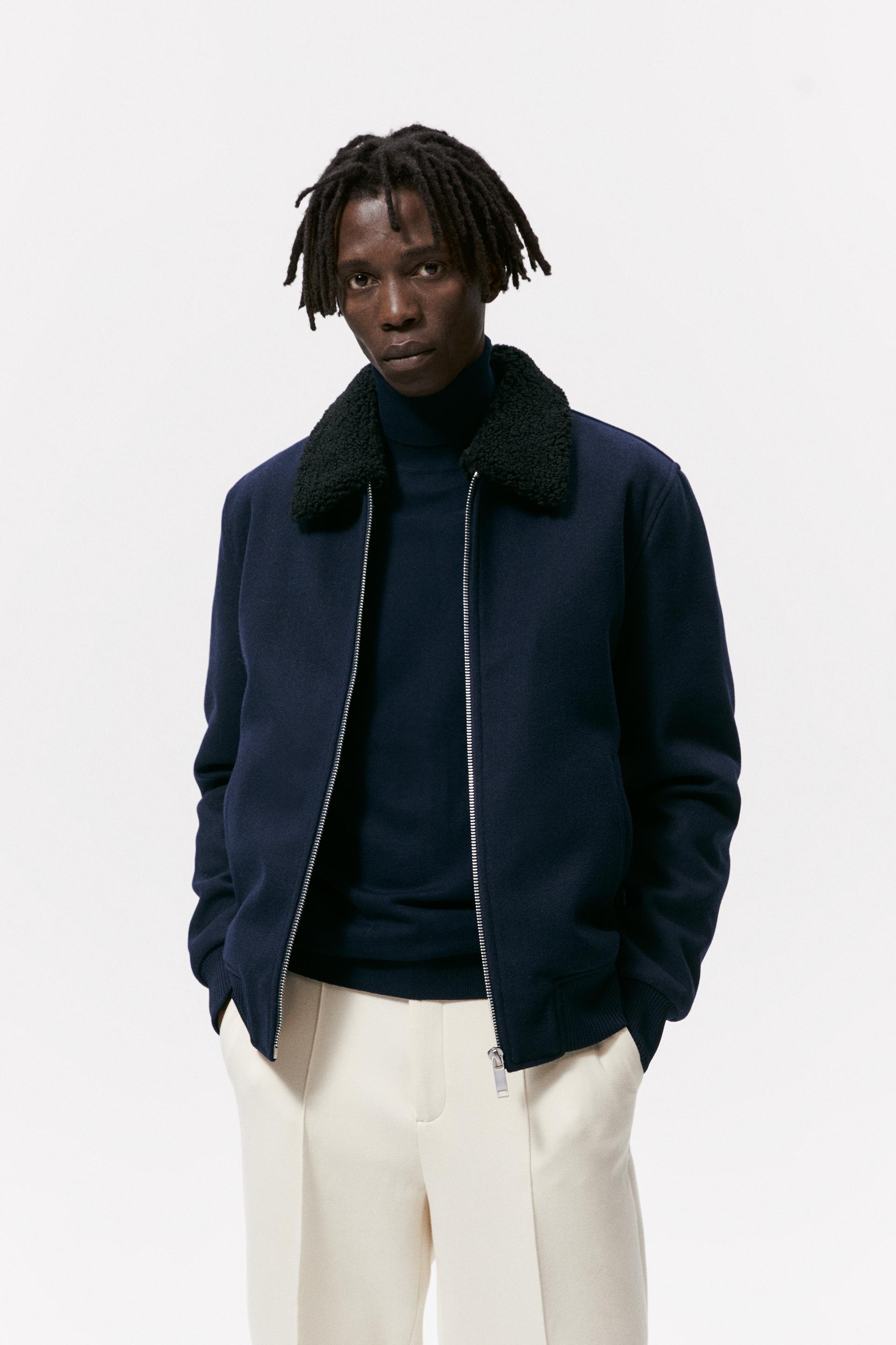 polo neck jacket