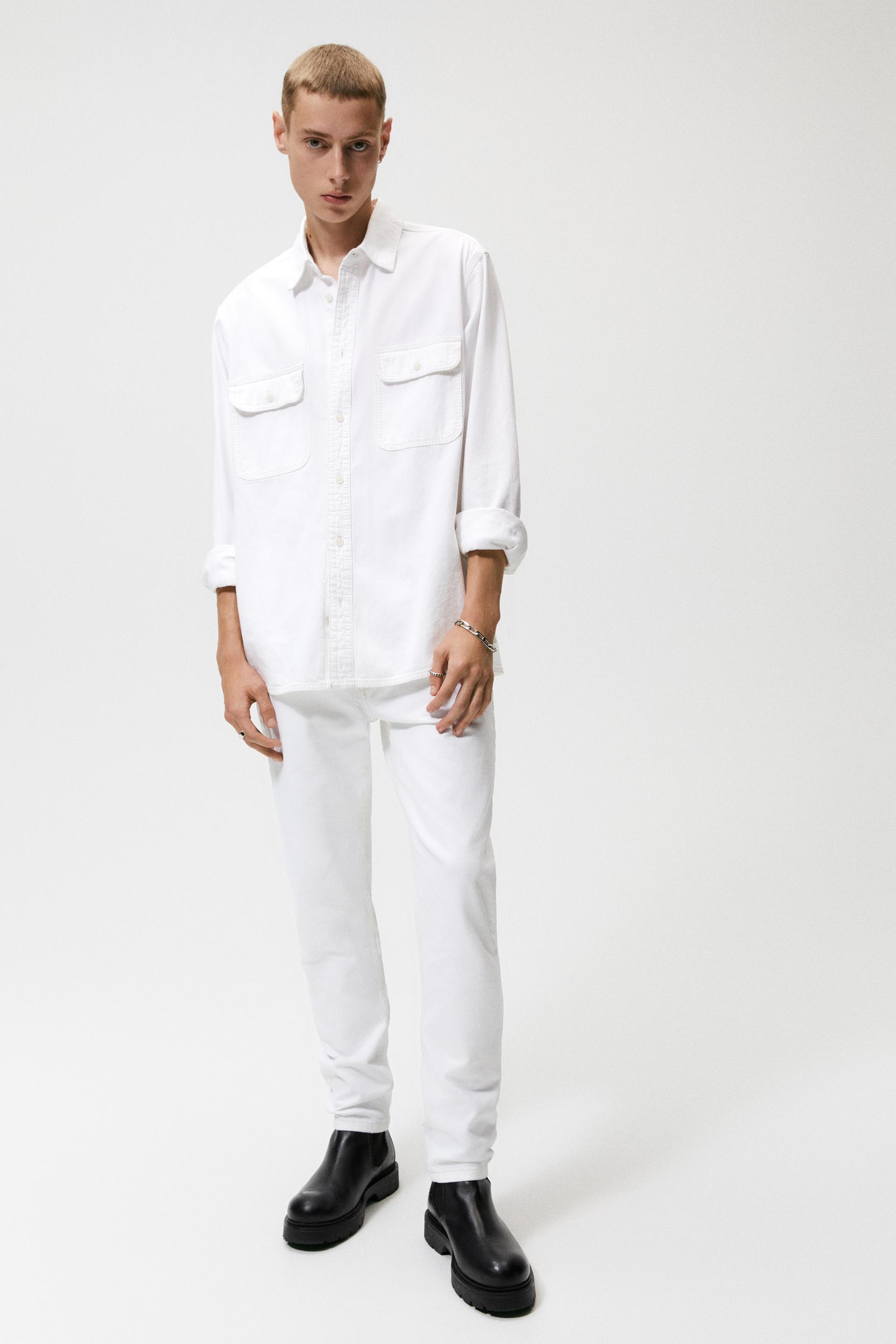 JEANS THE 90S SLIM FIT - Blanco roto | ZARA Chile