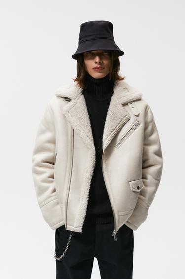 zara double collar jacket