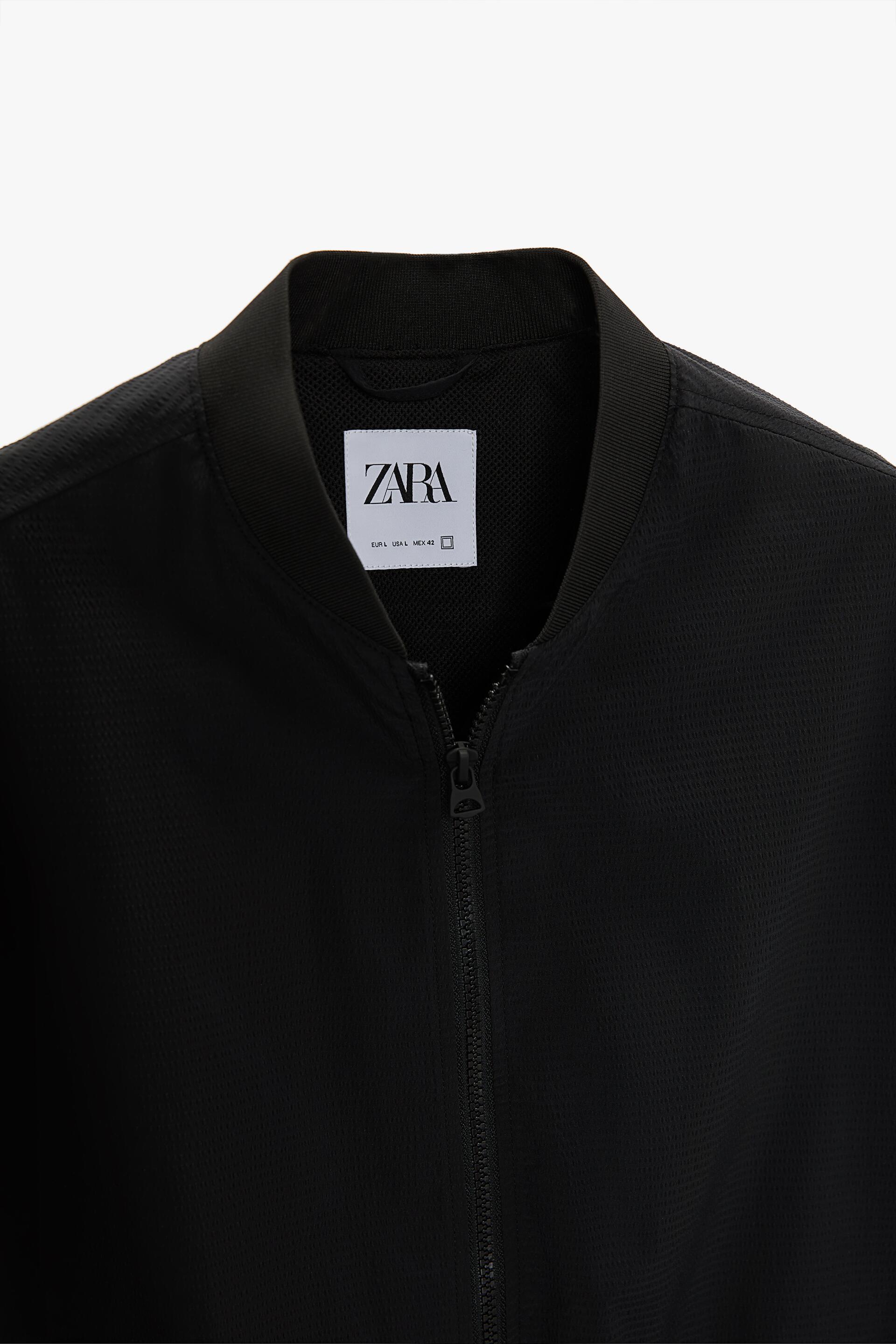 zara man jacket bomber