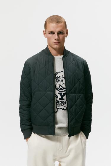 quilted bomber jacket