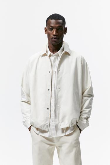 ライトアウター ホワイト 白 メンズ Zara 日本 ライトアウター ホワイト 白 メンズ Zara 日本