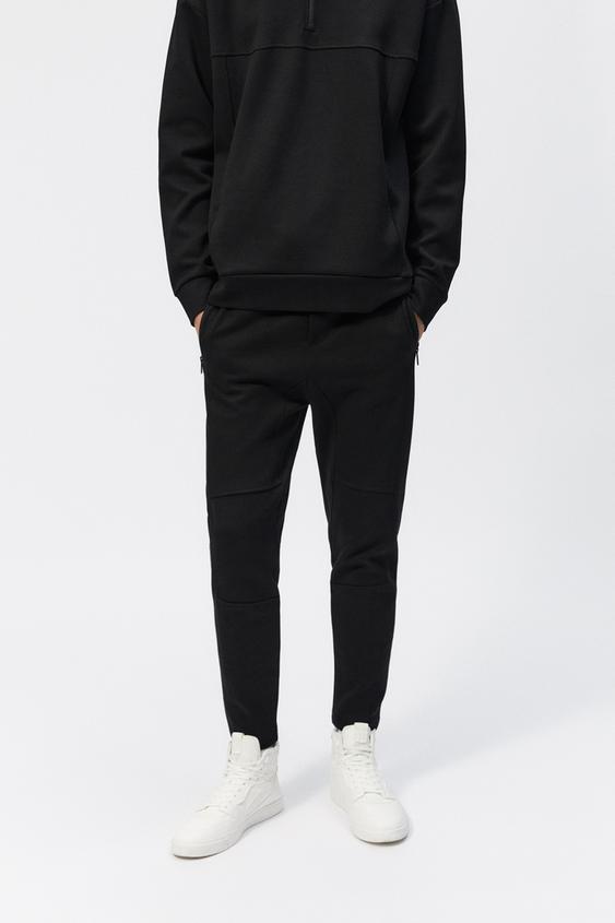 スキニージョガーパンツ ブラック Zara Japan 日本 スキニージョガーパンツ ブラック Zara Japan 日本