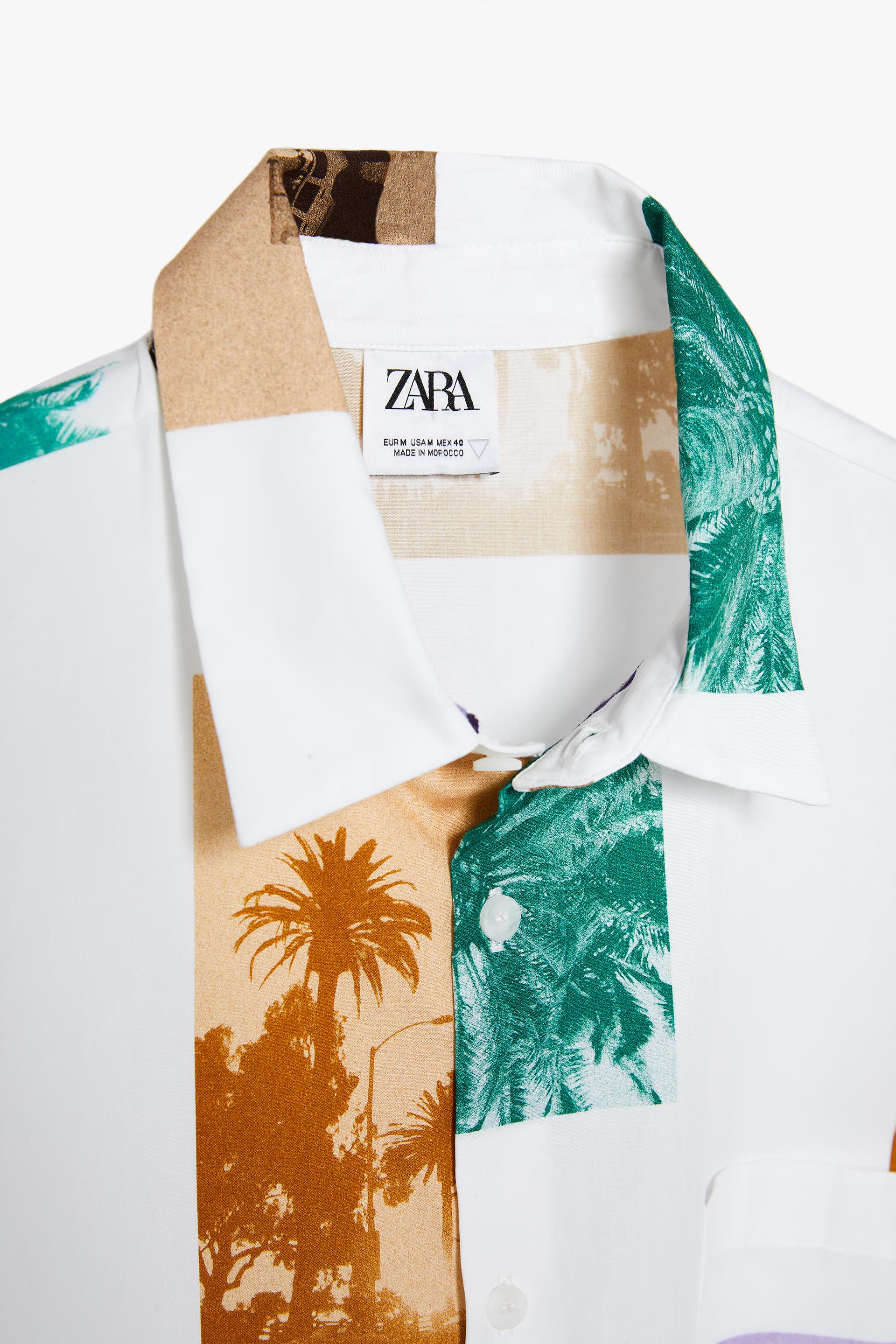 Zara Printed Photograph Shirt 250 Zara Printed Photograph Shirt 250