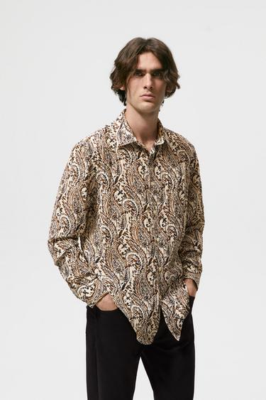 プリント柄シャツ メンズ Zara 日本 プリント柄シャツ メンズ Zara 日本