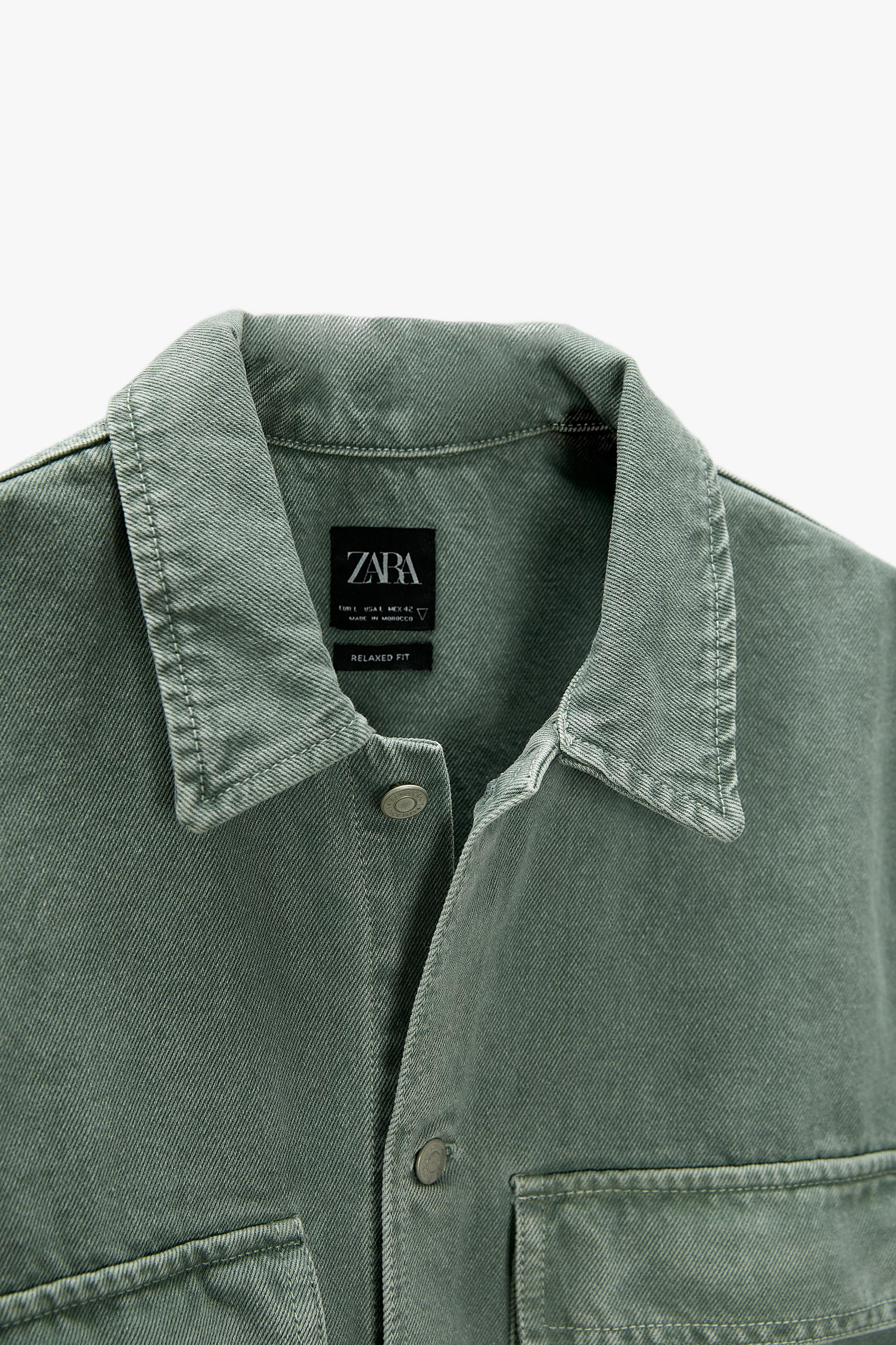 SOBRECAMISA LAVADO - Azulón | ZARA España