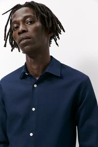 zara black button up shirt