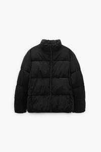 zara basic puffer jacket