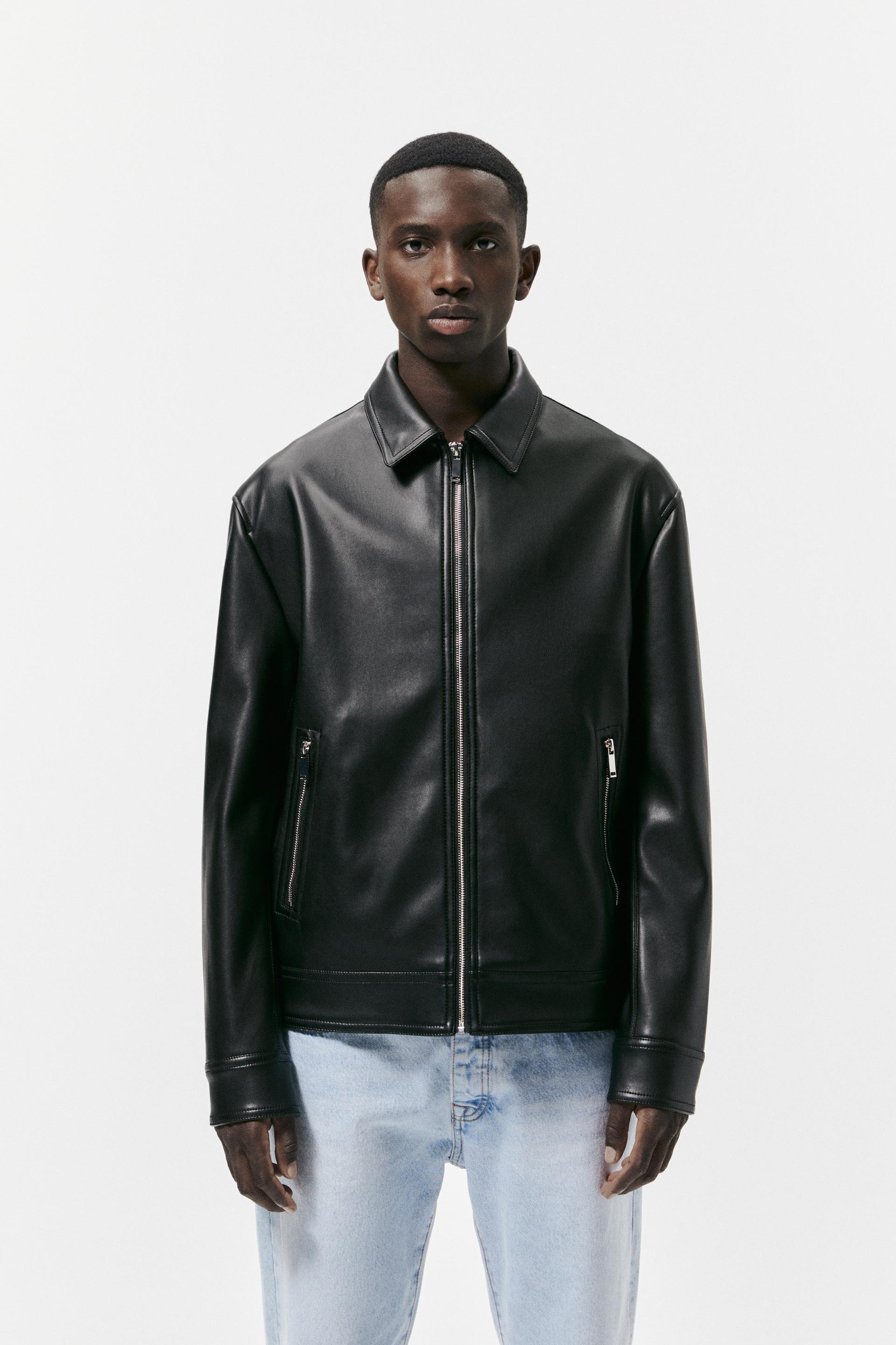 FAUX LEATHER JACKET - Black | ZARA Canada