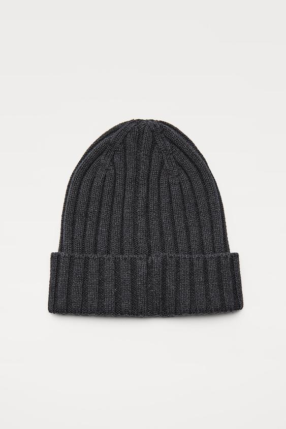 Zara grey beanie clearance