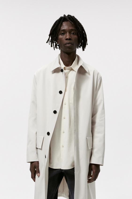 zara men trench