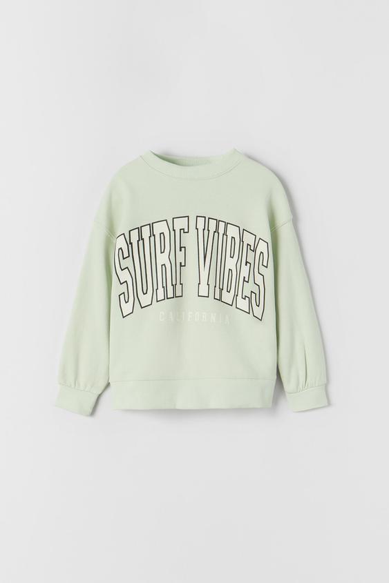 SUDADERA CUELLO ROMÁNTICO - Crudo | ZARA Chile