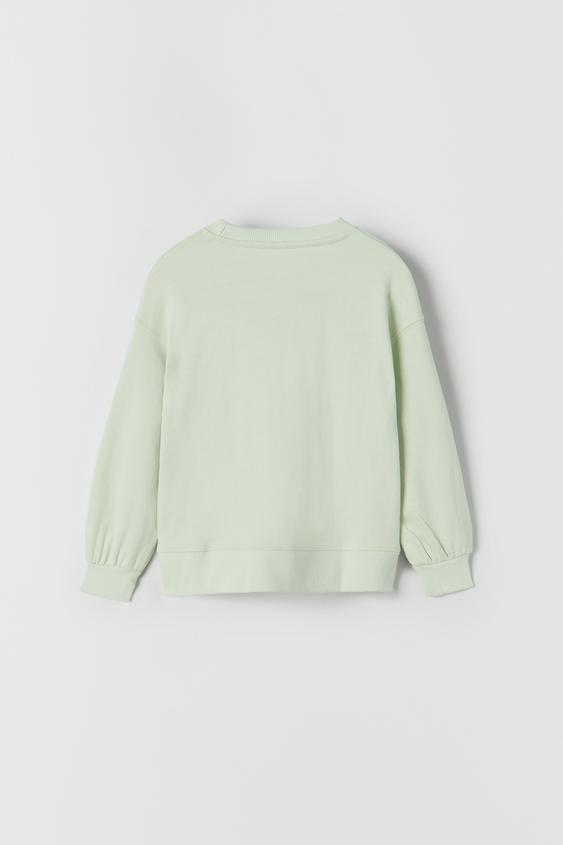SUDADERA SURF - Verde claro | ZARA Chile