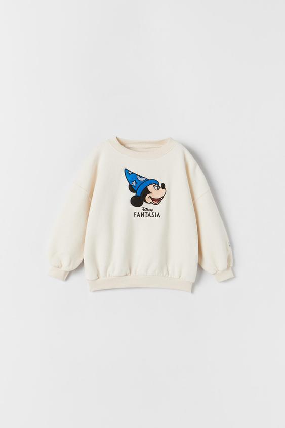 SUDADERA MICKEY MOUSE © DISNEY BORDADO - Crudo | ZARA Chile