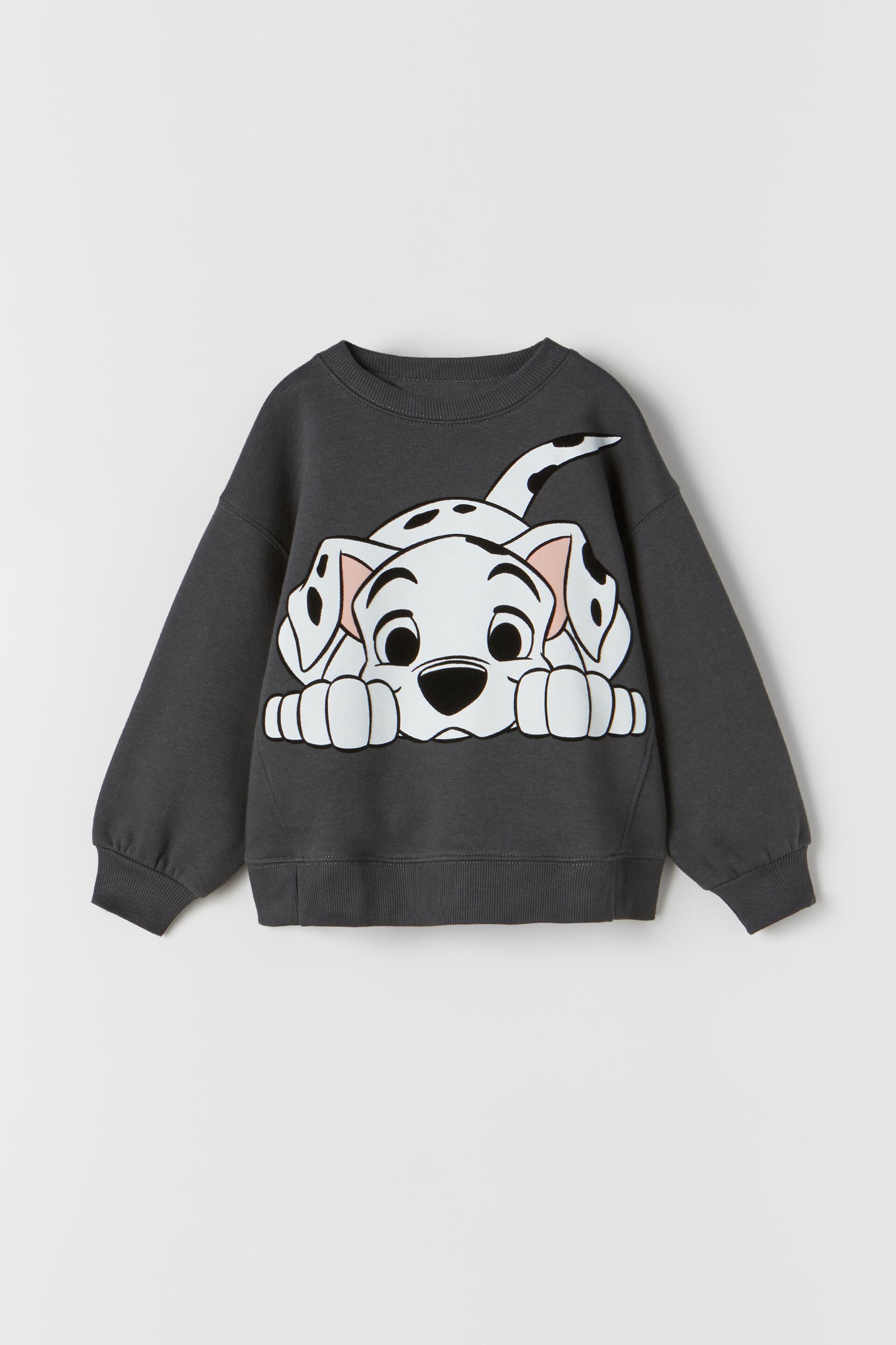 101匹わんちゃん C ディズニー スウェットシャツ カーボングレー Zara Japan 日本 101匹わんちゃん C ディズニー スウェットシャツ カーボングレー Zara Japan 日本