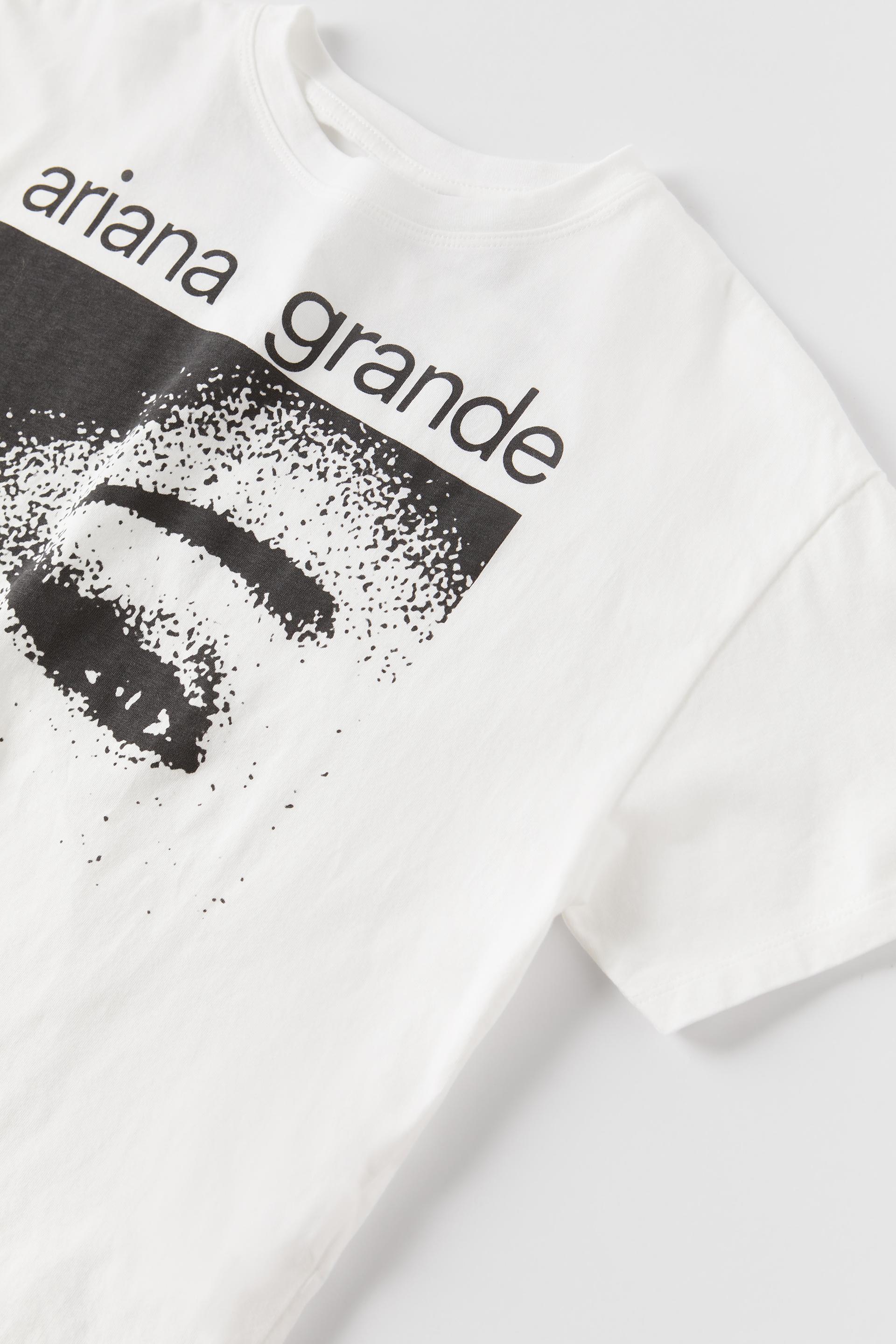 Ariana grande t shirt zara Clearance