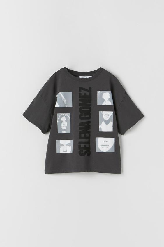 Camiseta gris zara Clearance