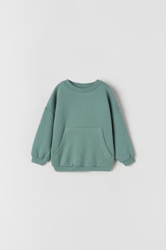 blue green sweatshirt