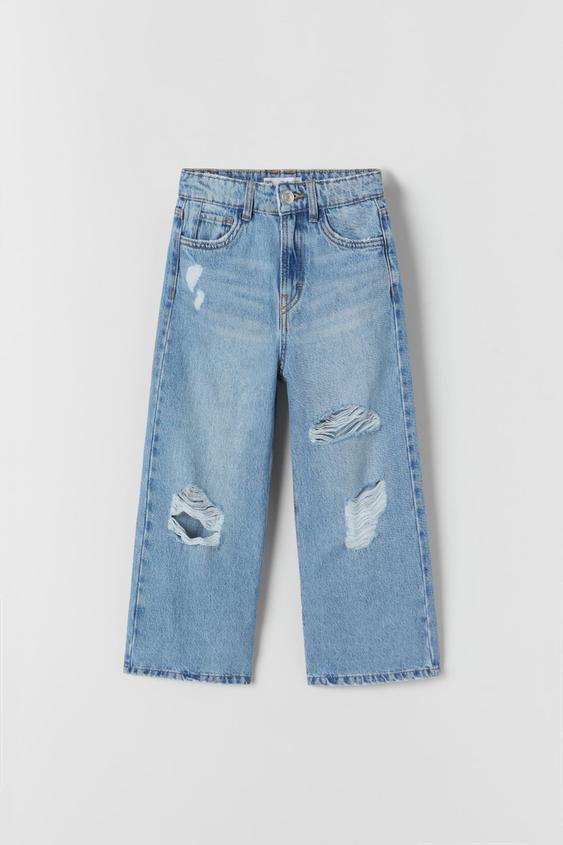 Zara womens wide leg jeans clearance