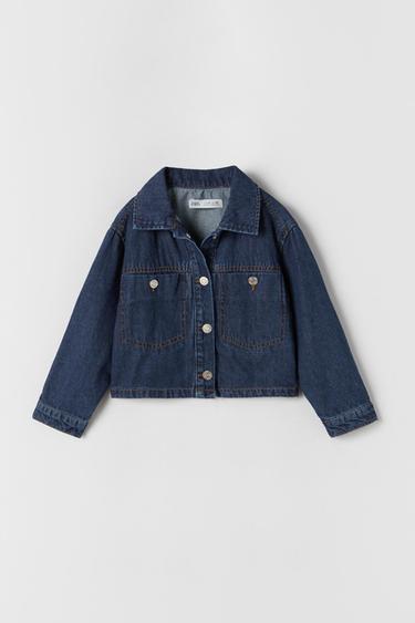 CROPPED DENIM SHIRT - Blue | ZARA Australia