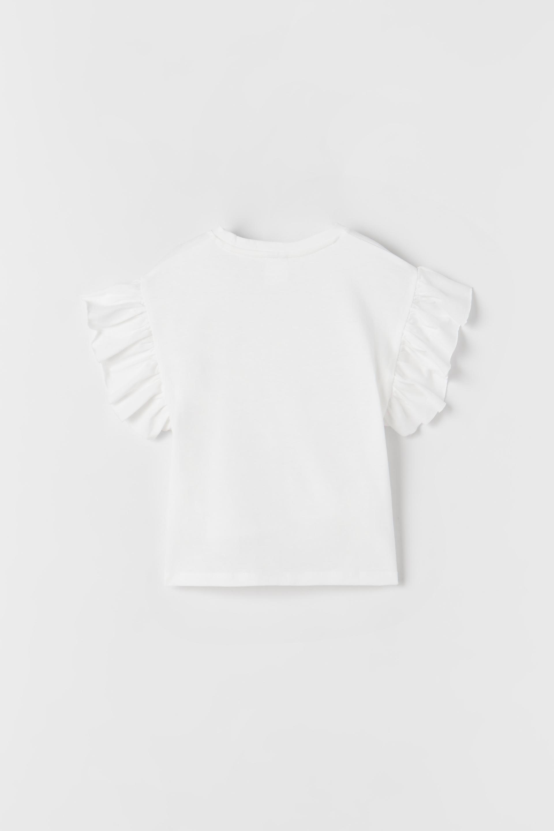 zara faded effect t shirt