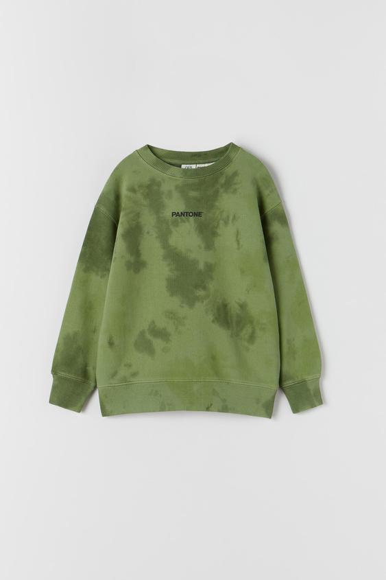 zara neon sweatshirt