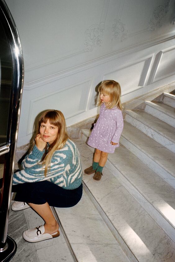 ソフトタッチ フラワー リブ ワンピース 薄紫 Zara Japan 日本 ソフトタッチ フラワー リブ ワンピース 薄紫 Zara Japan 日本