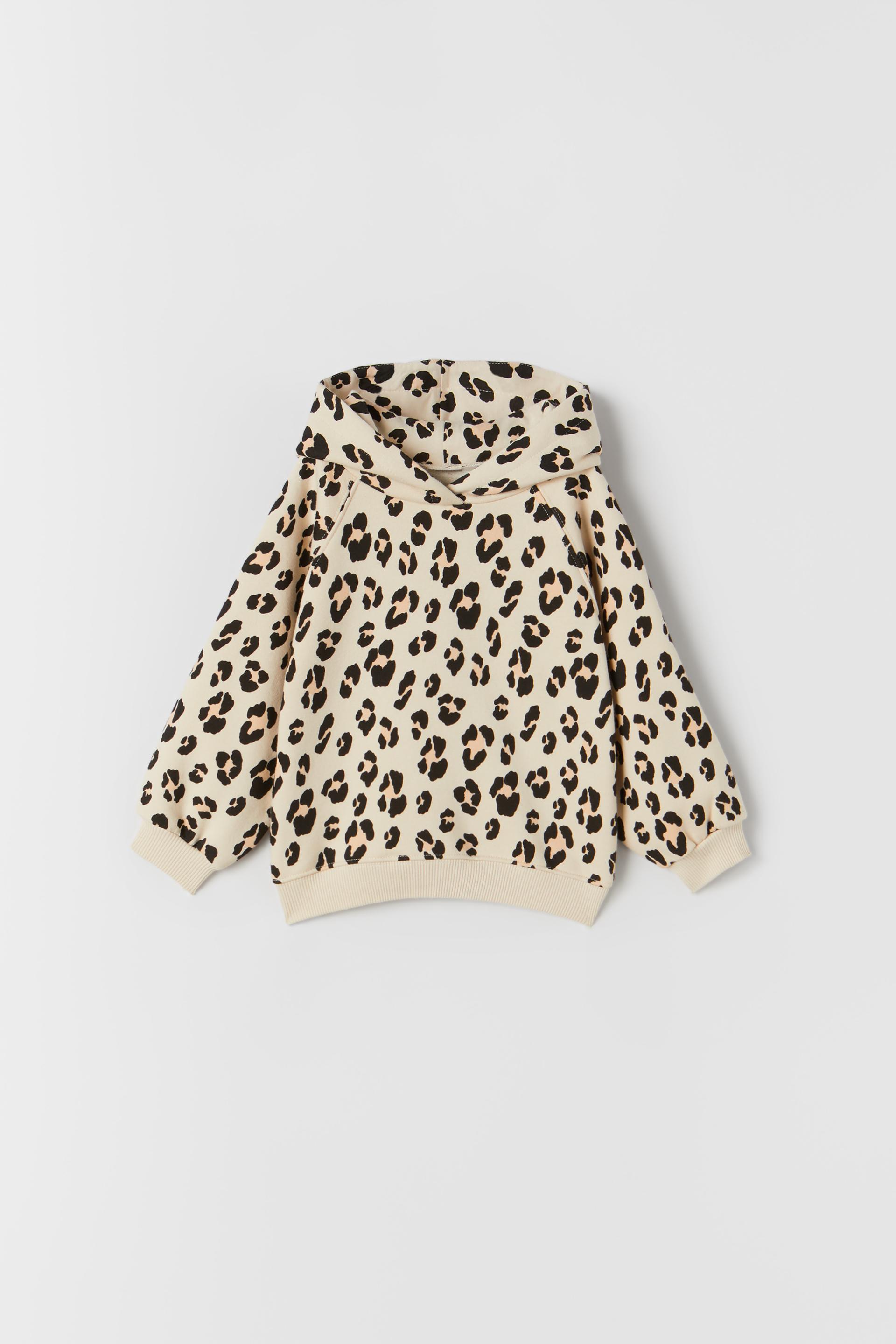 zara leopard hoodie