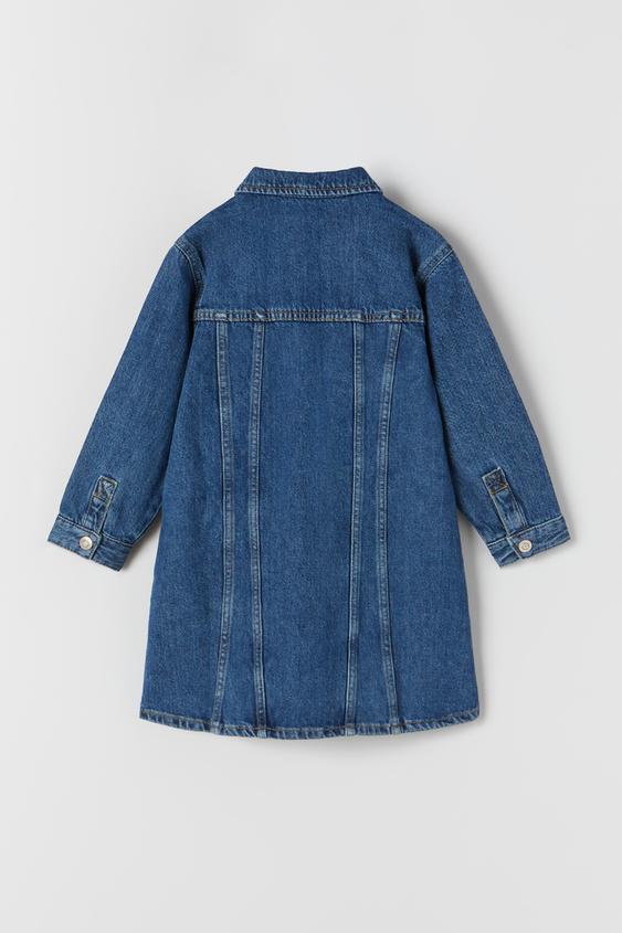 デニムシャツワンピース ブルー Zara Japan 日本 デニムシャツワンピース ブルー Zara Japan 日本