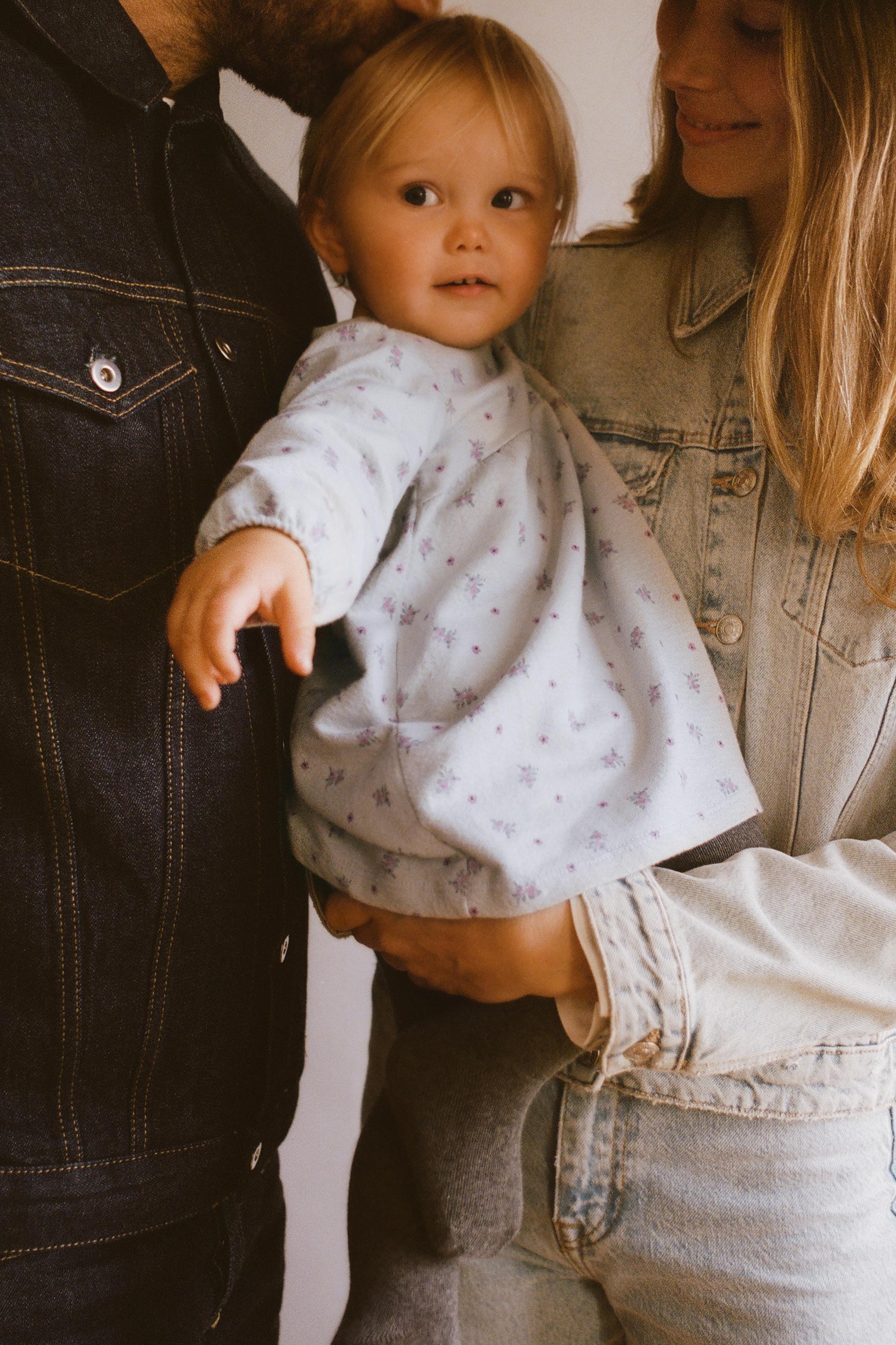 ジャカード ワンピース ブルーグレー Zara Japan 日本 ジャカード ワンピース ブルーグレー Zara Japan 日本