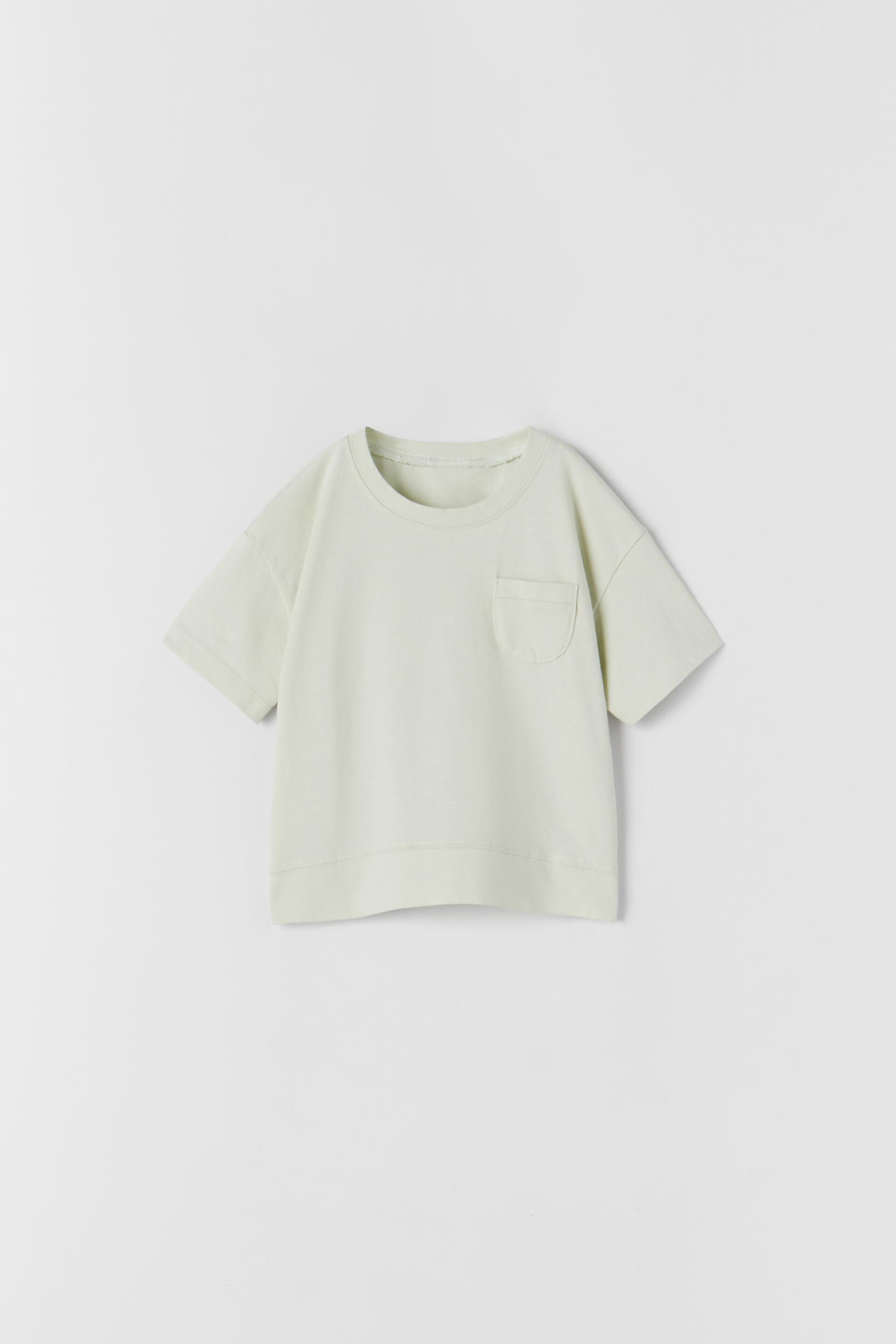 PLAIN T-SHIRT WITH POCKET - Sea green 