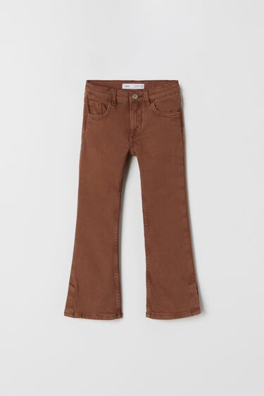 FLARED JEANS WITH SEAM DETAILS