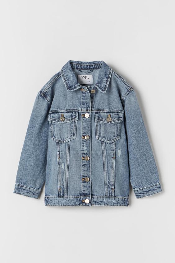 Oversized denim waistcoat clearance