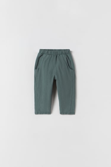 COLOURED TWILL TROUSERS