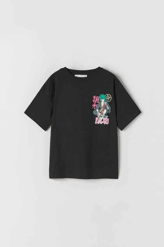 ANIME T-SHIRT - Black | ZARA Australia