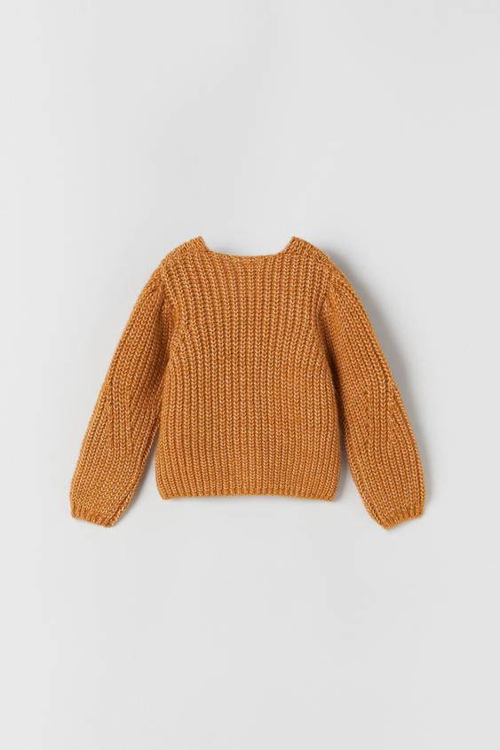 zara brown knit cardigan