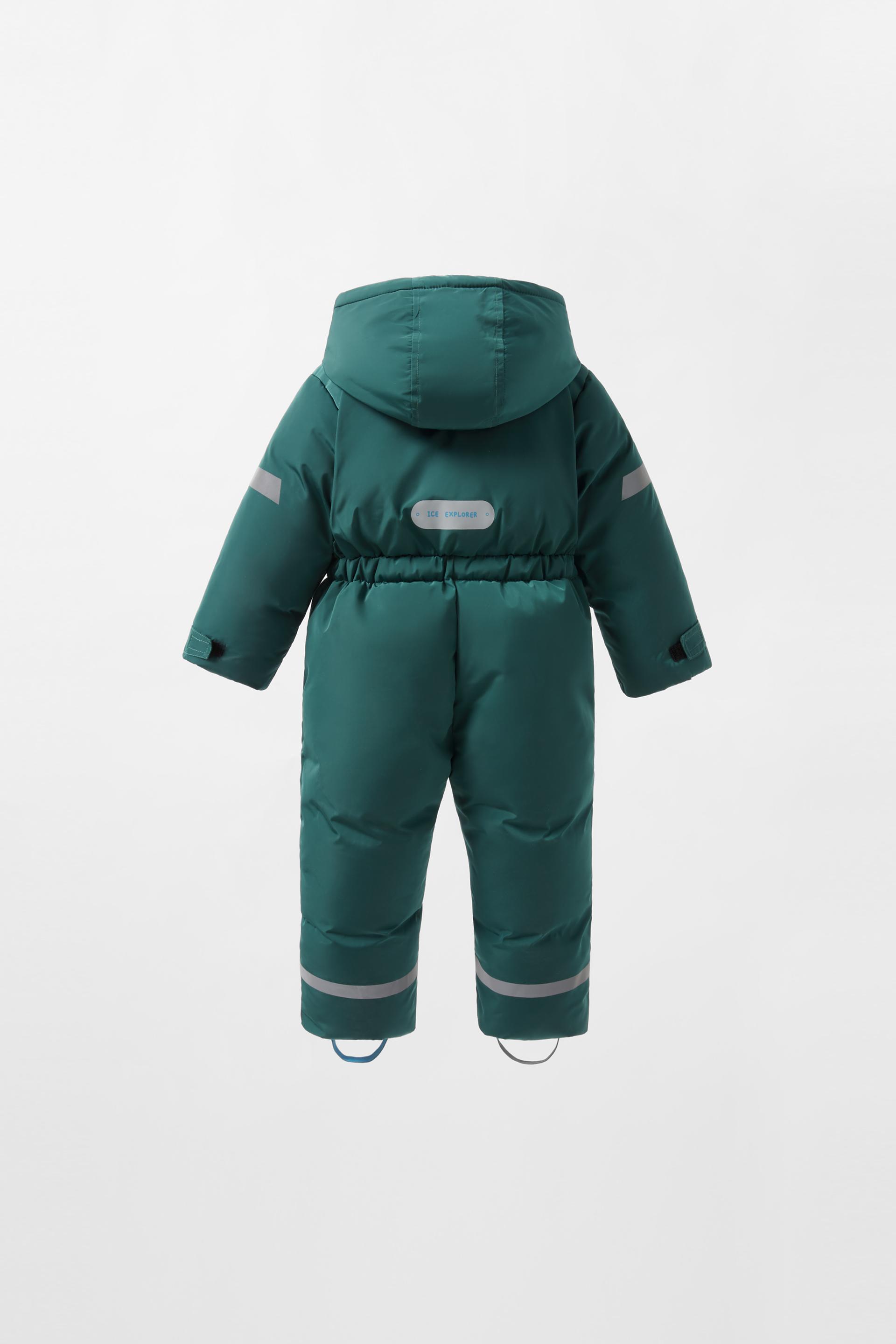 PLAIN WATER-REPELLENT ONE-PIECE SUIT 