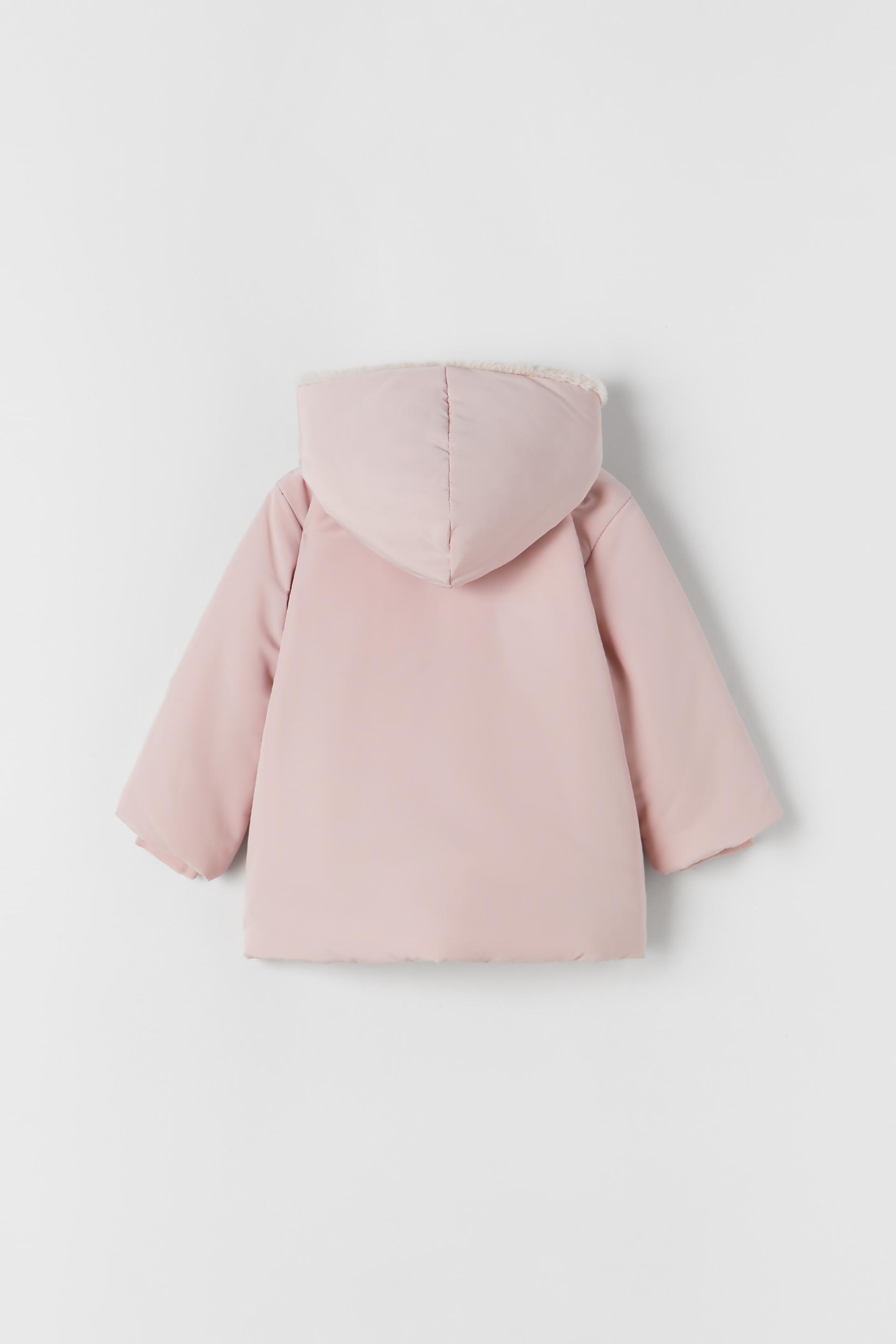 zara pink puffer